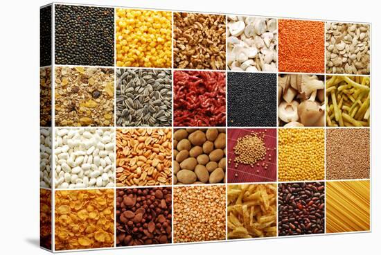 Food Ingredients Collection-ibogdan-Stretched Canvas