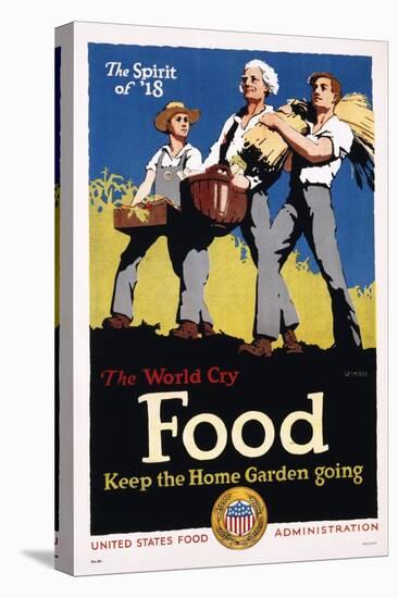 Food - Keep the Home Garden Going Poster-William McKee-Premier Image Canvas