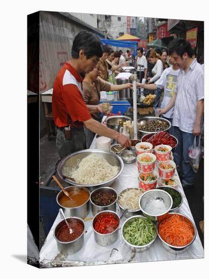 Food Market in Wuhan, Hubei Province, China-Andrew Mcconnell-Premier Image Canvas