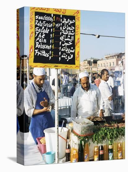 Food Stalls, Djemaa El Fna, Marrakesh, Morocco, North Africa, Africa-Lee Frost-Premier Image Canvas