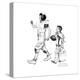 Football Hero-Norman Rockwell-Premier Image Canvas