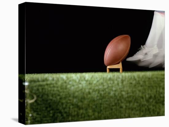 Football Player Preparing for a Kickoff-null-Premier Image Canvas