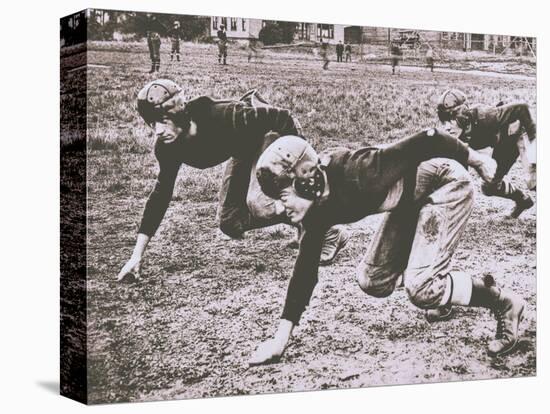 Football Players, Early 1900S-Marvin Boland-Premier Image Canvas