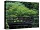 Footbridge in Japanese Garden, Portland, Oregon, USA-Adam Jones-Premier Image Canvas