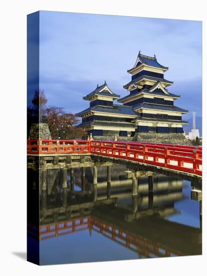 Footbridge spanning moat at Matsumoto Castle-Rudy Sulgan-Premier Image Canvas