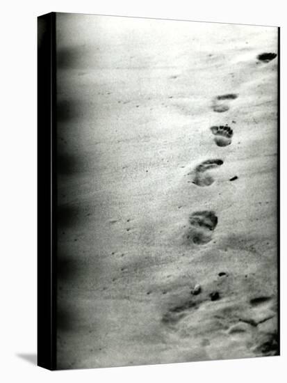 Footprints in a Sandy Beach-RedHeadPictures-Premier Image Canvas