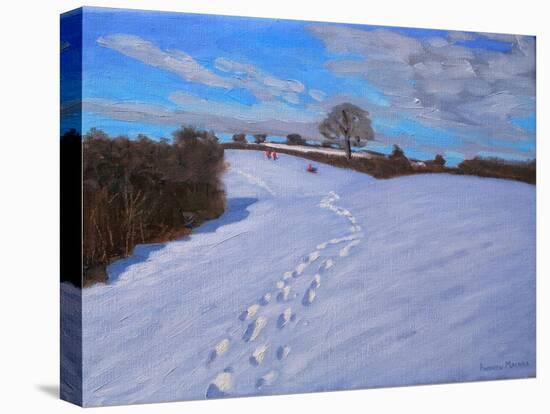 Footprints in the Snow, 2009-Andrew Macara-Premier Image Canvas