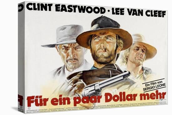 For a Few Dollars More, Lee Van Cleef, Clint Eastwood, Klaus Kinski, 1964-null-Stretched Canvas