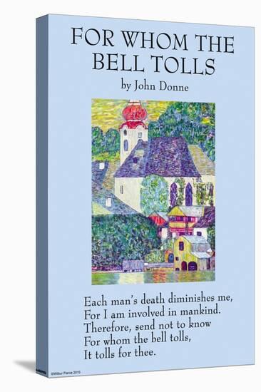 For Whom the Bell Tolls-John Donne-Stretched Canvas