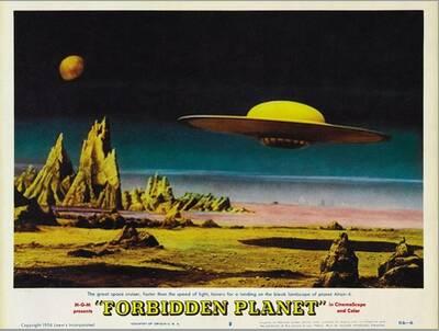 Forbidden Planet 1956 American Science Fiction Cult Film Movie Poster