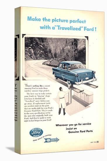 Ford 1954 Genuine Ford Parts-null-Stretched Canvas