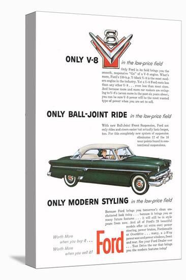 Ford 1954-Only Modern Styling-null-Stretched Canvas