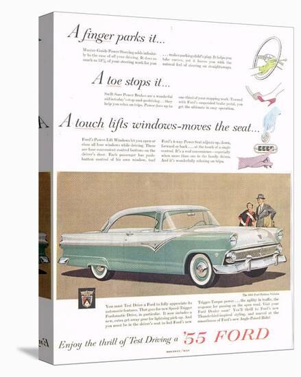 Ford 1955 a Finger Parks it-null-Stretched Canvas