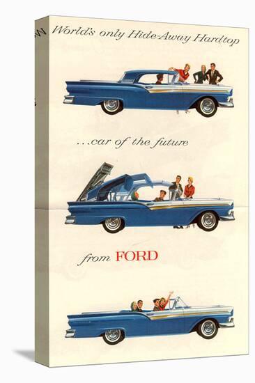 Ford 1957 Hideaway Hardtop-null-Stretched Canvas