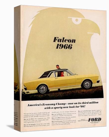 Ford 1966 Falcon Economy Champ-null-Stretched Canvas