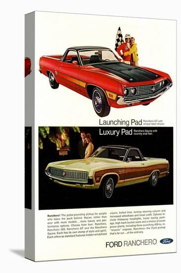 Ford 1970 Ranchero GT - Pad-null-Stretched Canvas