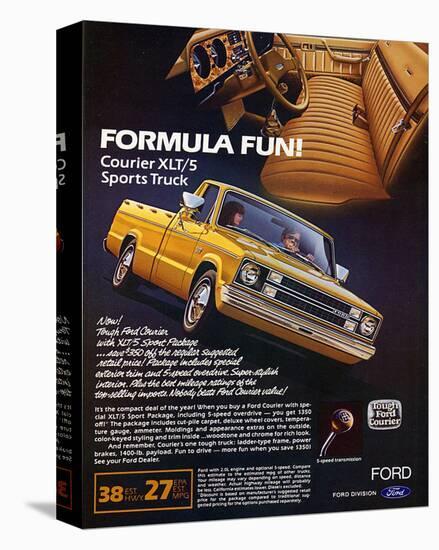 Ford 1982 Courier Sports Truck-null-Stretched Canvas
