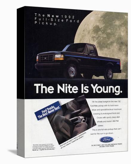 Ford 1992 Full-Size Pickup-null-Stretched Canvas