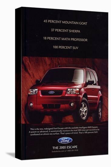 Ford 2004 Escape 100% SUV-null-Stretched Canvas