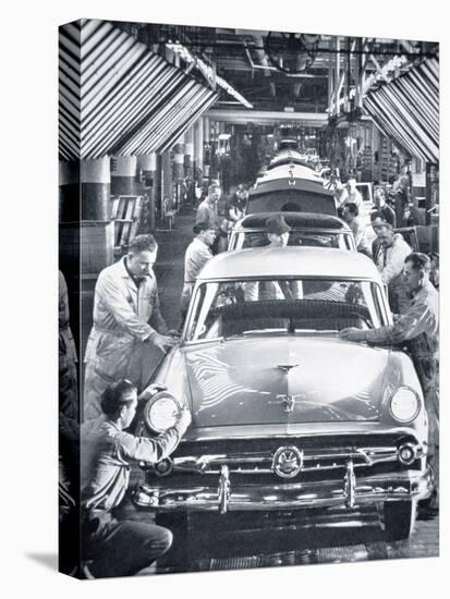 Ford Motor Company Assembly Line, C.1955-null-Premier Image Canvas