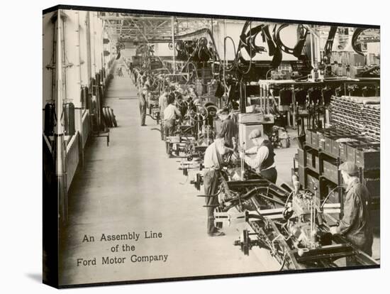 Ford Motor Company the Assembly Line at the Rouge Plant, Dearborn, Illinois-null-Premier Image Canvas