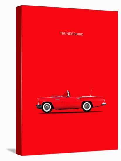 Ford Thunderbird 1957-Mark Rogan-Stretched Canvas