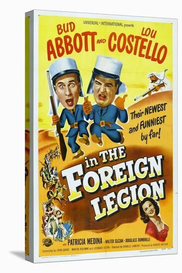 Foreign Legion, 1950 "Abbott And Costello In the Foreign Legion" Directed by Charles Lamont-null-Premier Image Canvas
