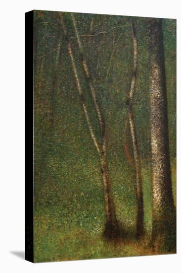 Forest at Pont Aubert-Georges Seurat-Stretched Canvas