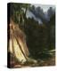 Forest Gorge with Deers-Karl Blechen-Stretched Canvas