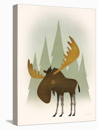 Forest Moose-Ryan Fowler-Stretched Canvas