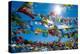 Forest' of Prayer Flags Backlit Against the Sun at the Top of Khardung La Pass (5,606M) North of…-null-Premier Image Canvas