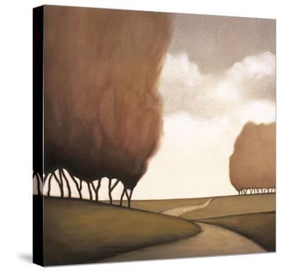 'Forest Road II' Stretched Canvas Print Taman Van Scoy