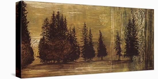 Forest Silhouettes I-Linda Thompson-Stretched Canvas