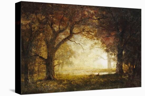 Forest Sunrise-Albert Bierstadt-Premier Image Canvas