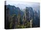 Forested Sandstone Pinnacles, Zhangjiajie National Forest Park, Hunnan, China-Charles Crust-Premier Image Canvas