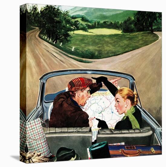 "Fork in the Road", July 7, 1956-George Hughes-Premier Image Canvas