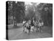 Former First Lady Eleanor Roosevelt Walking on Rustic Road with Children, En Route to Picnic-Martha Holmes-Premier Image Canvas