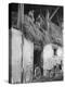 Former GI Ernest Kreiling Showing His Bride the Hayloft Where He Spent Thanksgiving 1944-null-Premier Image Canvas