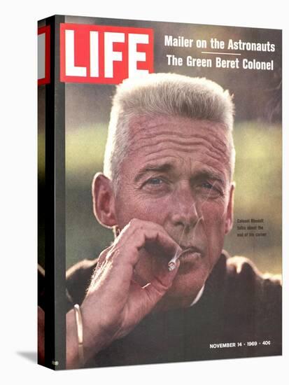 Former Green Beret Col. Robert Rheault, Smoking Cigarette, November 14, 1969-Henry Groskinsky-Premier Image Canvas