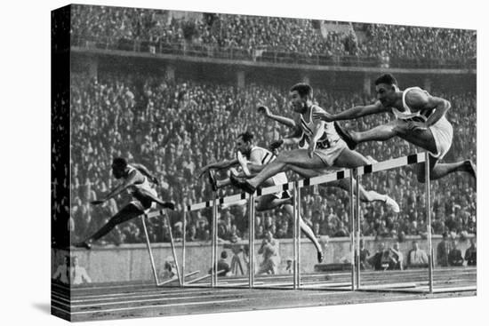 Forrest Towns, American Olympic Champion in the 110 Metres Hurdles, 1936-null-Premier Image Canvas