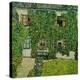 Forsthaus in Weissenbach am Attersee - Forestry house in Weissenbach on Attersee-Lake,1912-Gustav Klimt-Premier Image Canvas