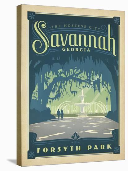 Forsyth Park, Savannah, Georgia-Anderson Design Group-Stretched Canvas