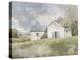 Forsythia Barn-Mark Chandon-Stretched Canvas