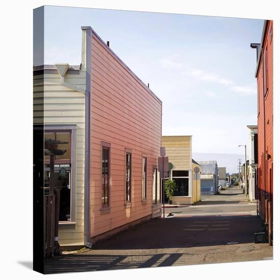 Fort Bragg Alleyway-Lance Kuehne-Stretched Canvas