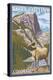 Fort Collins, Colorado - Big Horn Sheep-Lantern Press-Stretched Canvas