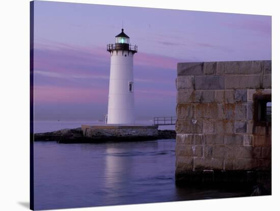 Fort Constitution, State Historic Site, Portsmouth Harbor Lighthouse, New Hampshire, USA-Jerry & Marcy Monkman-Premier Image Canvas