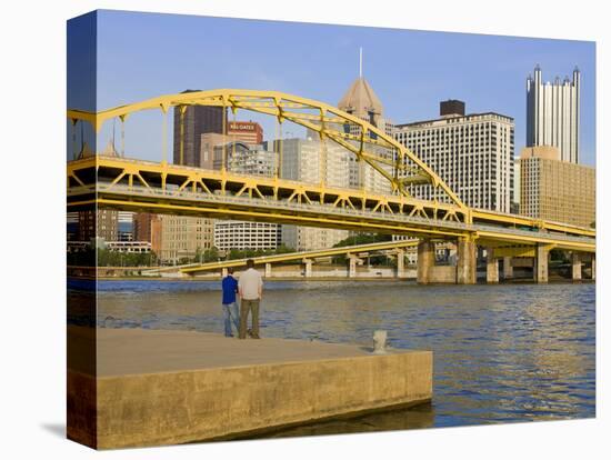 Fort Duquesne Bridge over the Allegheny River, Pittsburgh, Pennsylvania, United States of America,-Richard Cummins-Premier Image Canvas