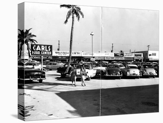 Fort Lauderdale Strip Mall, 1954-null-Premier Image Canvas