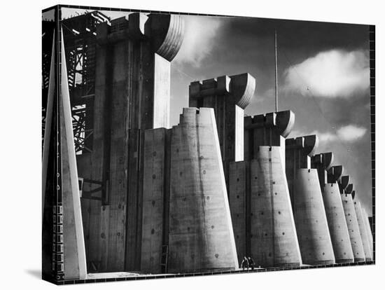 Fort Peck Dam as Featured on the Very First Cover of Life Magazine-Margaret Bourke-White-Premier Image Canvas