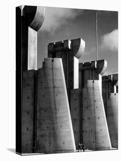 Fort Peck Dam, in the Missouri River: Image Used on First Life Magazine Cover, November 23, 1936-null-Premier Image Canvas